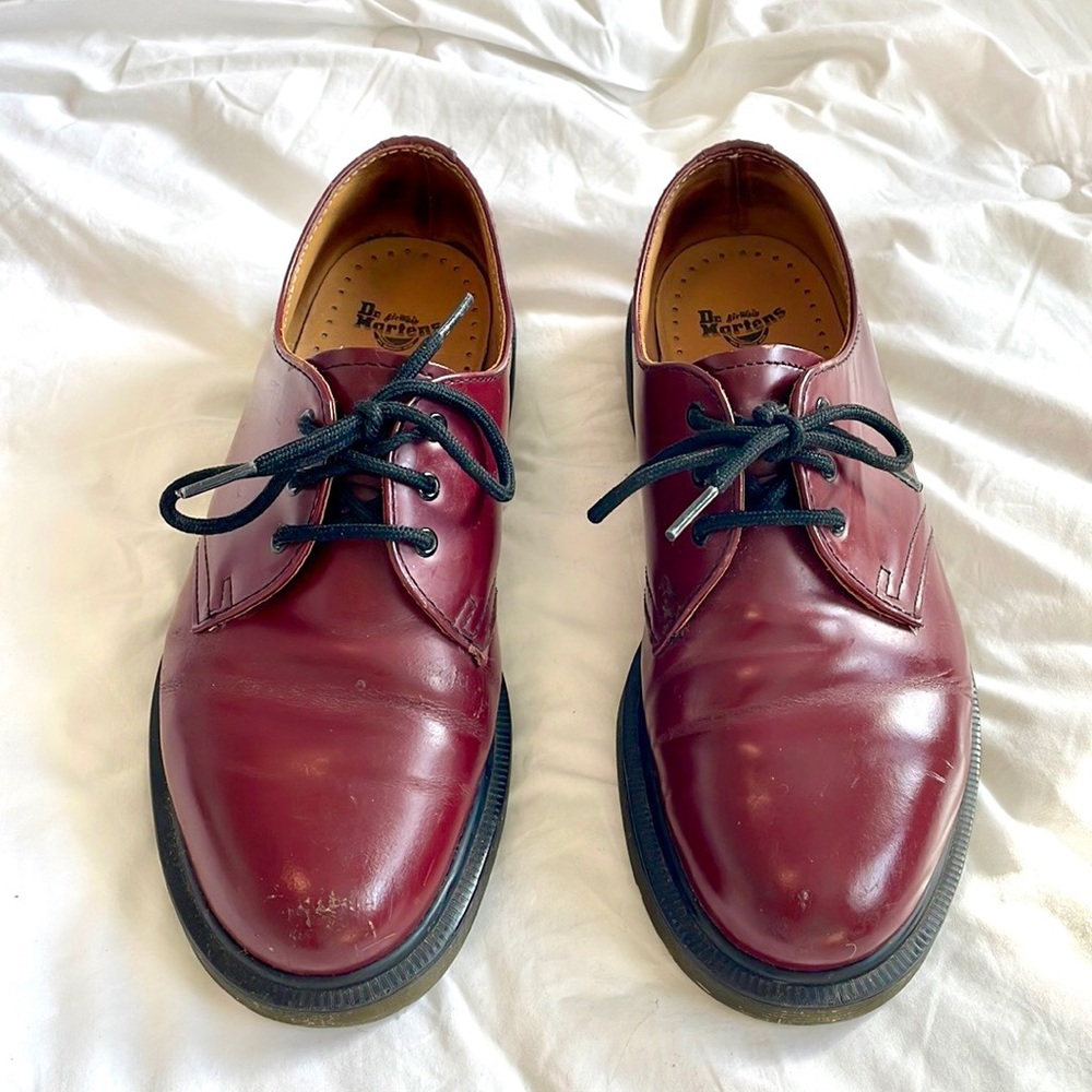 Cherry red “Oxblood”  Doc Marten Oxfords size 7